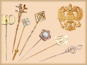 Броши и Булавки из золота